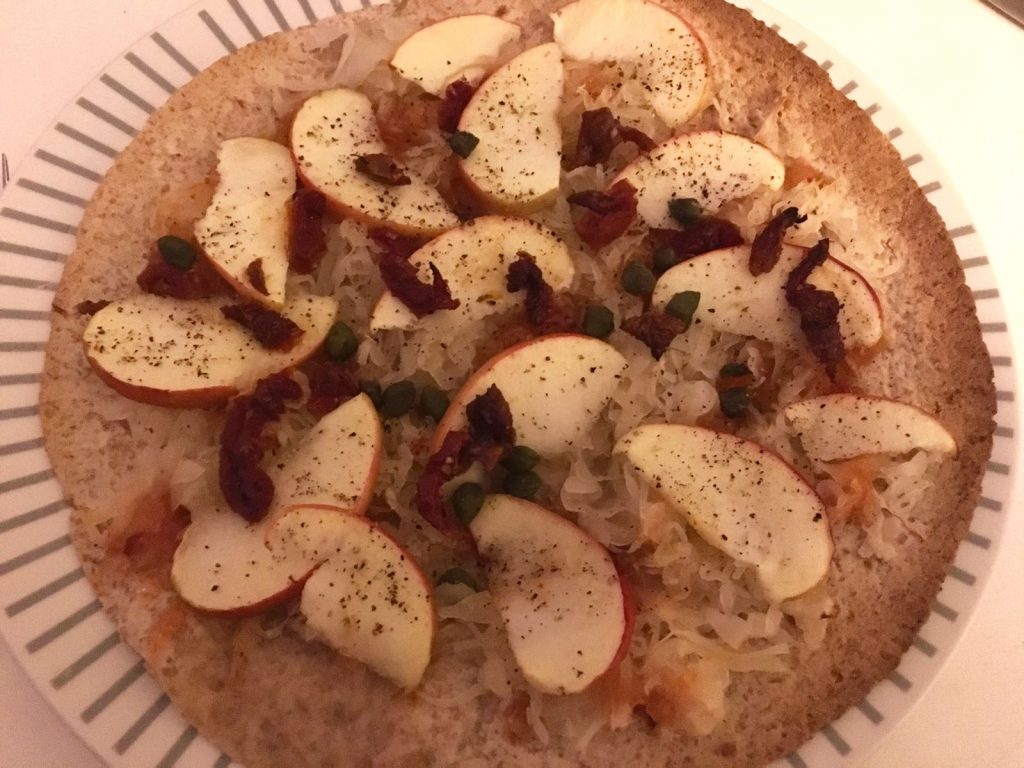 zuurkool pizza vegan