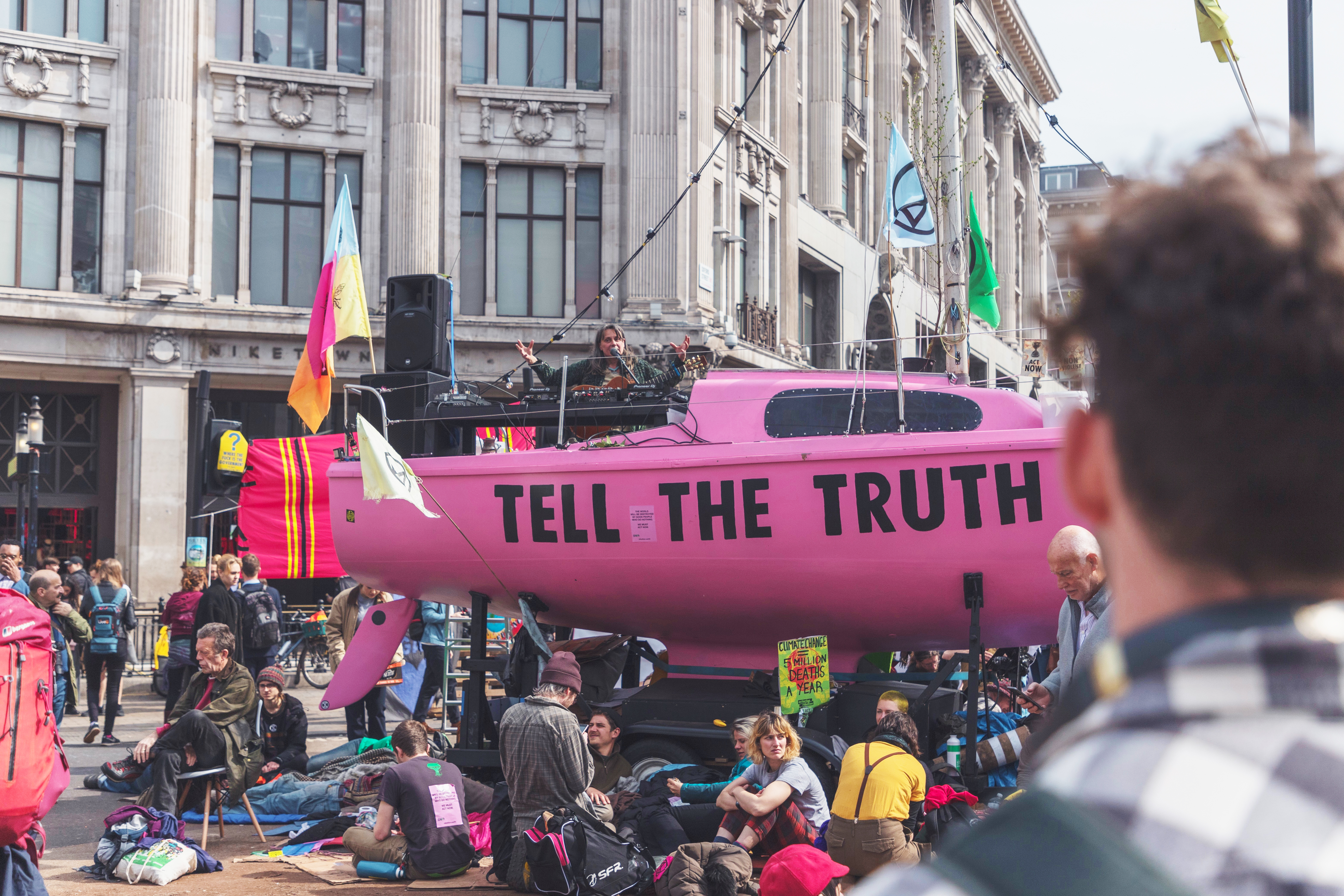 Extinction Rebellion In Londen: Een Protest Om Van Te Leren